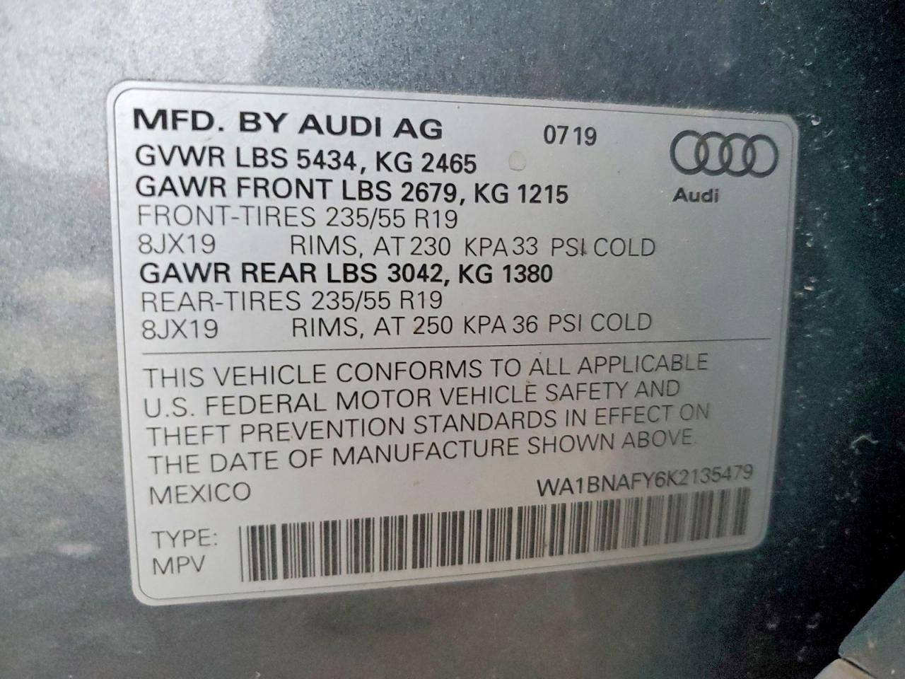 2019 AUDI Q5