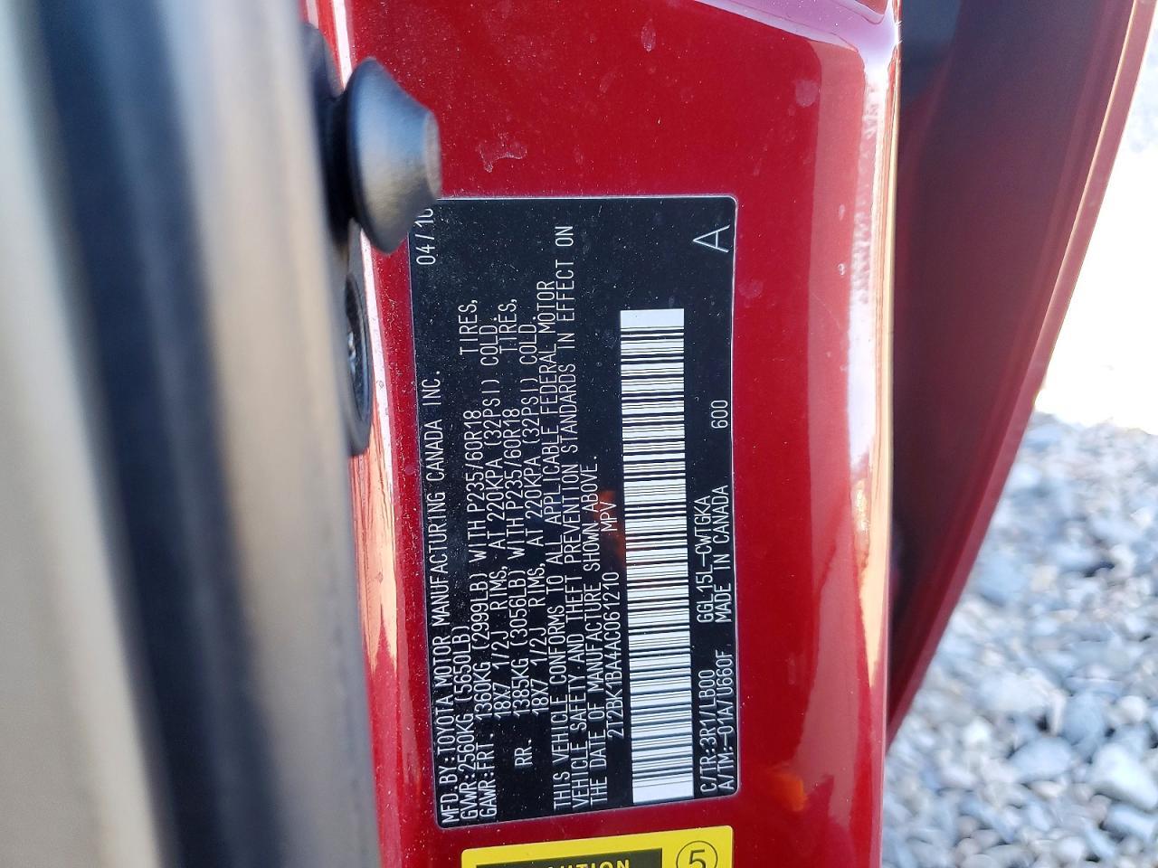 2010 LEXUS RX 350
