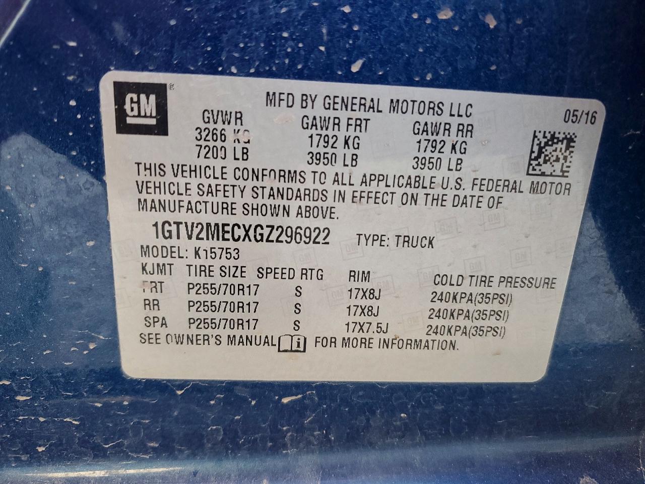 2016 GMC Sierra
