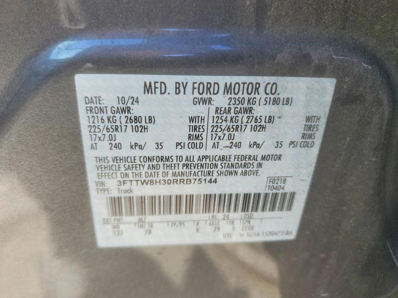 2024 FORD Maverick