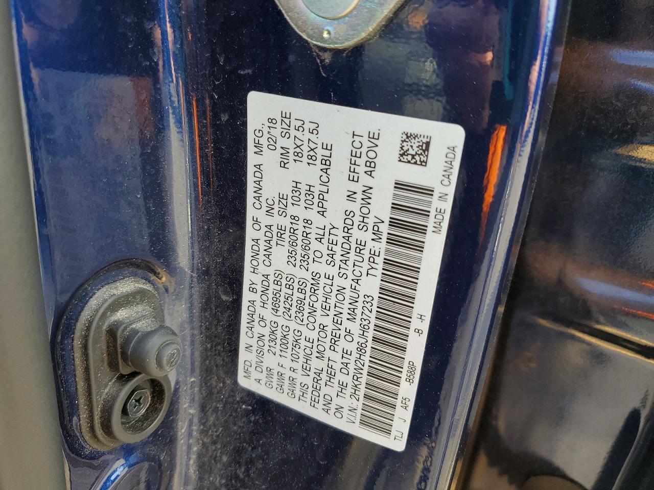 2018 HONDA CR-V