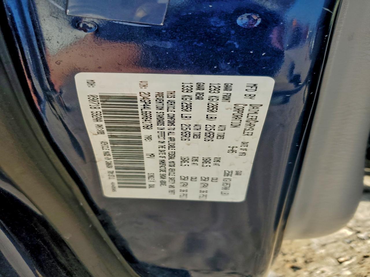2006 DODGE GRAND CARAVAN