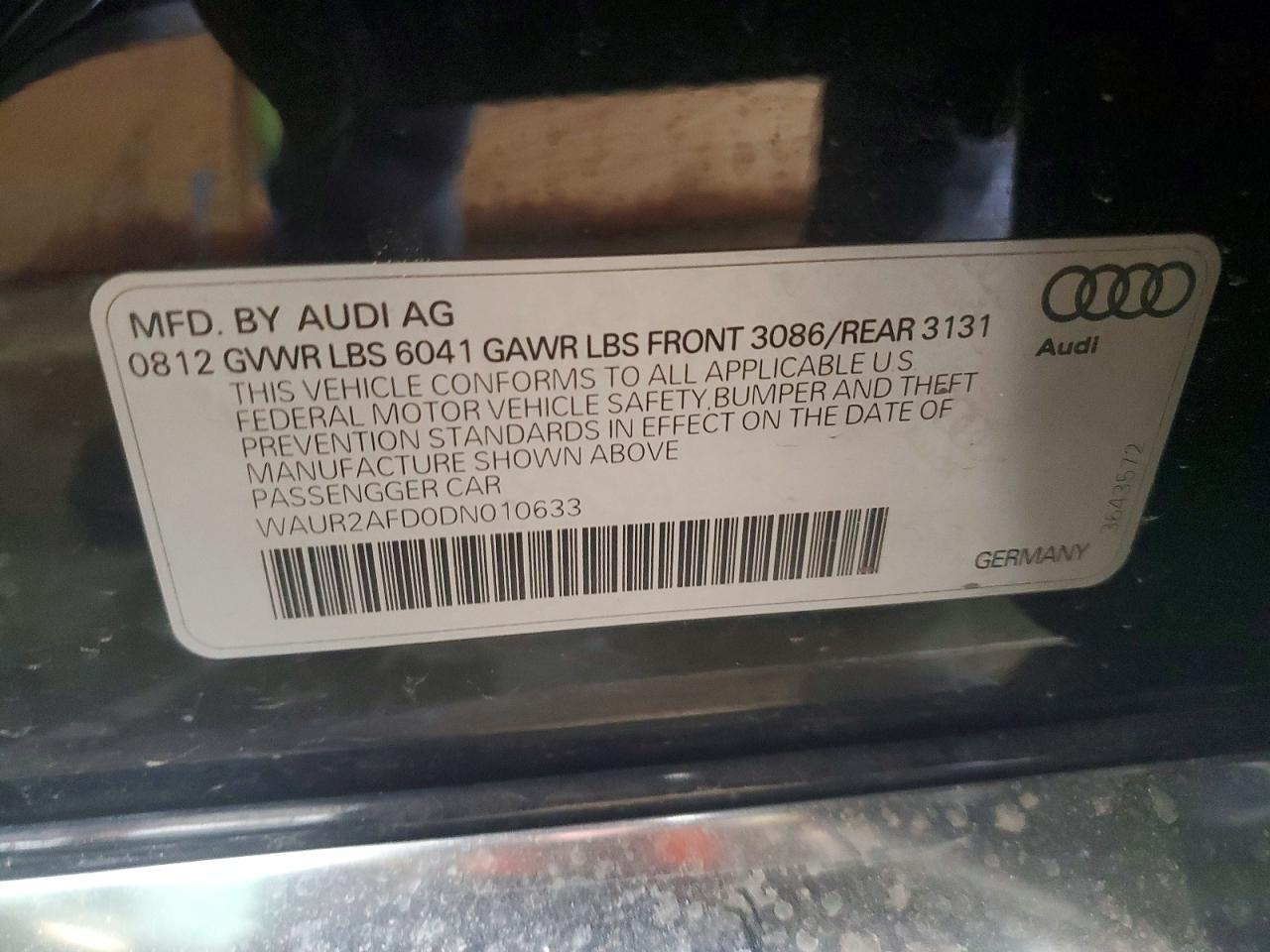 2013 AUDI A8