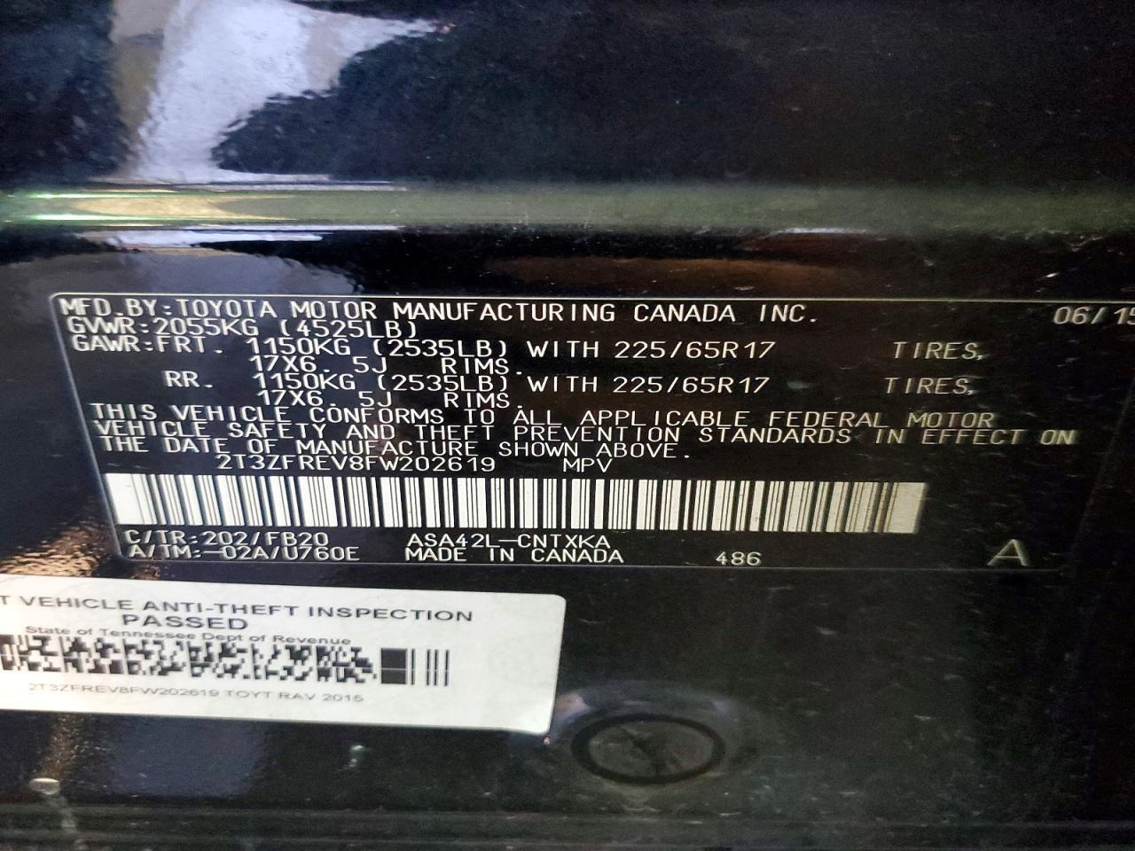 2015 TOYOTA RAV4