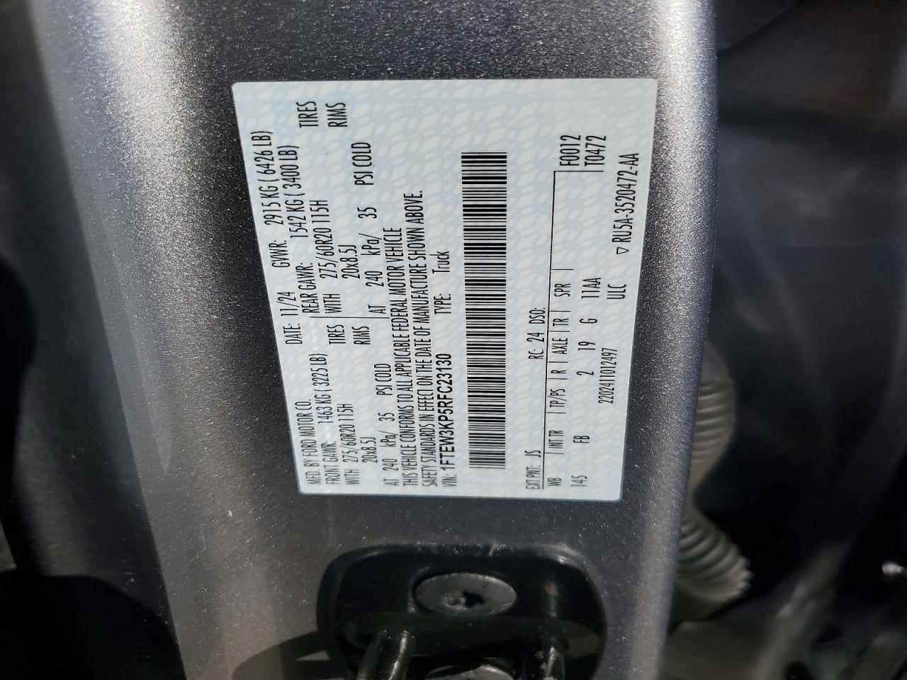 2024 FORD F-150