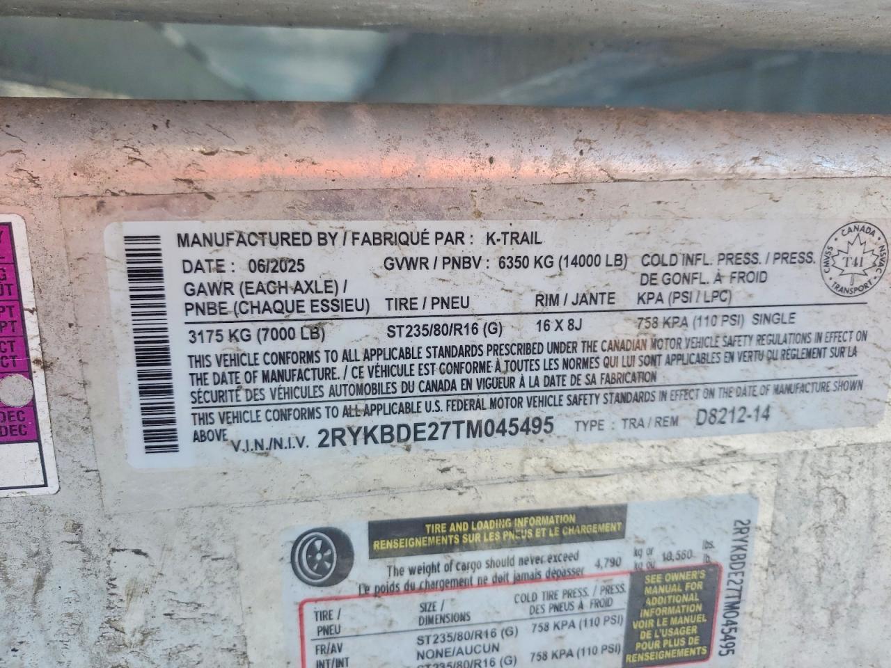 2026 K-Trail D812-14