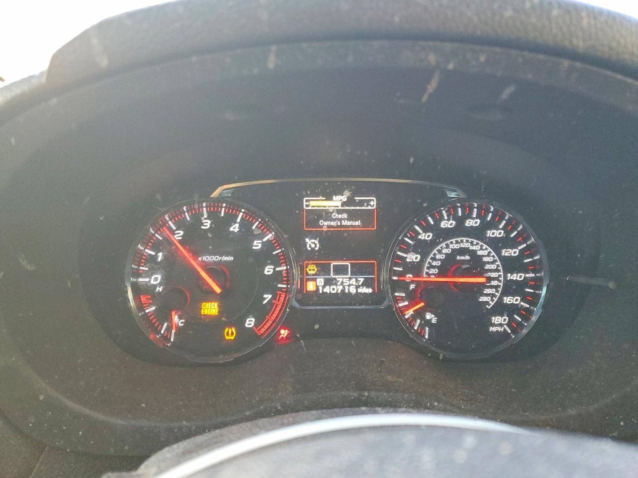 2019 SUBARU WRX