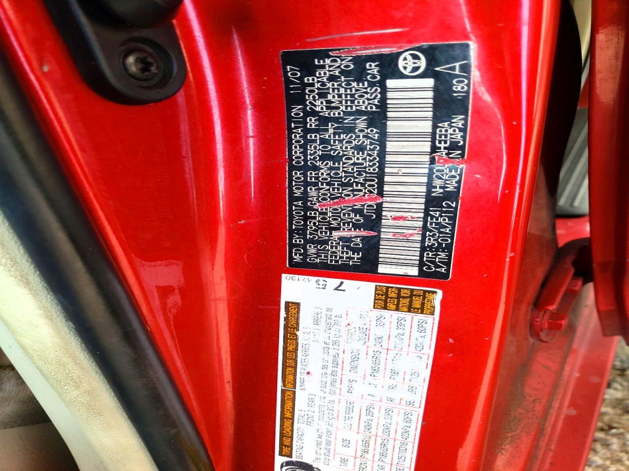 2008 TOYOTA PRIUS