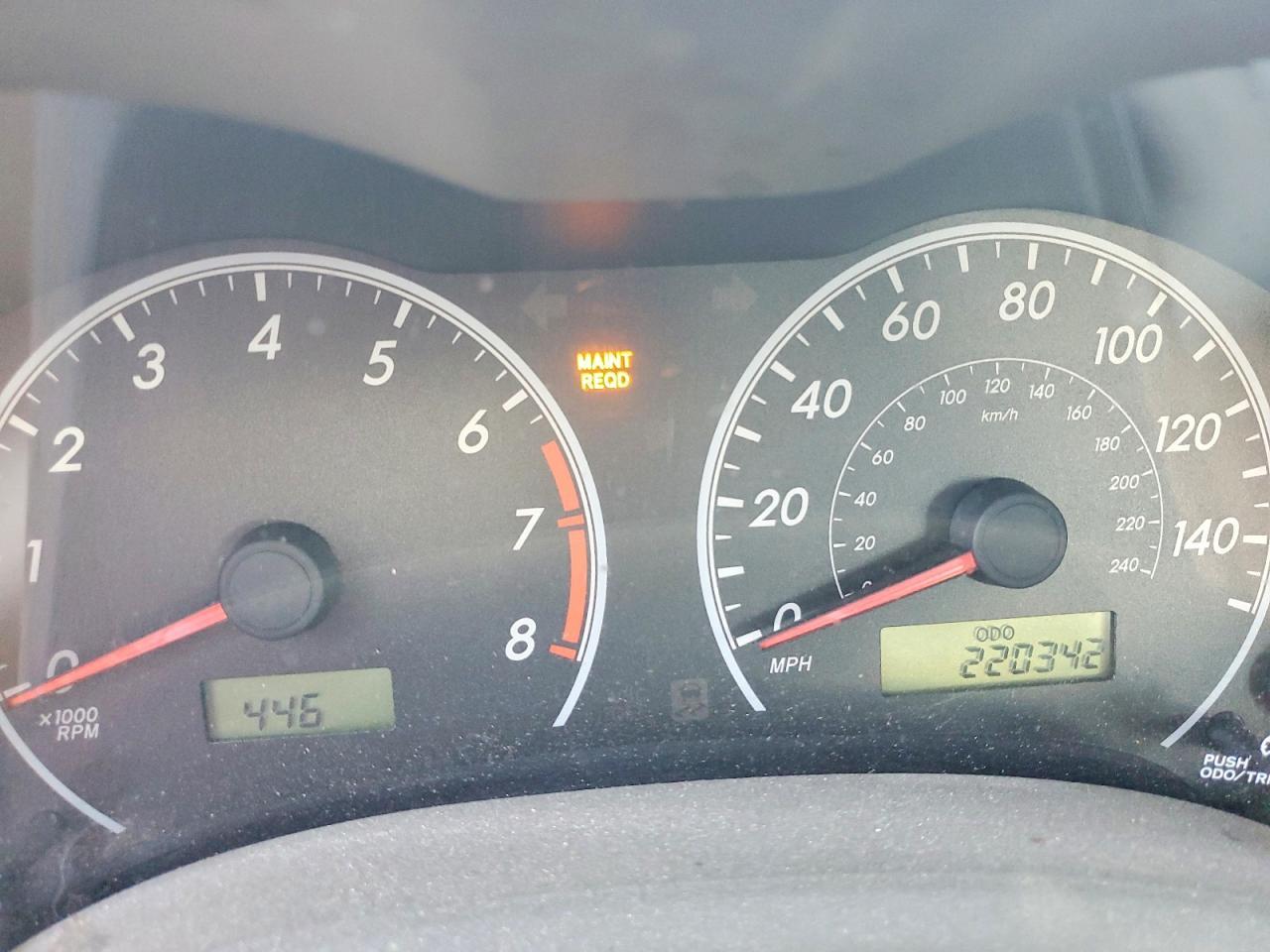 2009 TOYOTA COROLLA