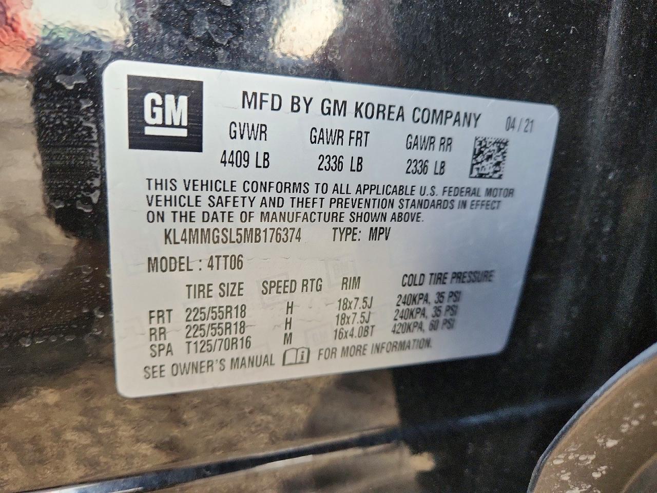 2021 BUICK Encore GX