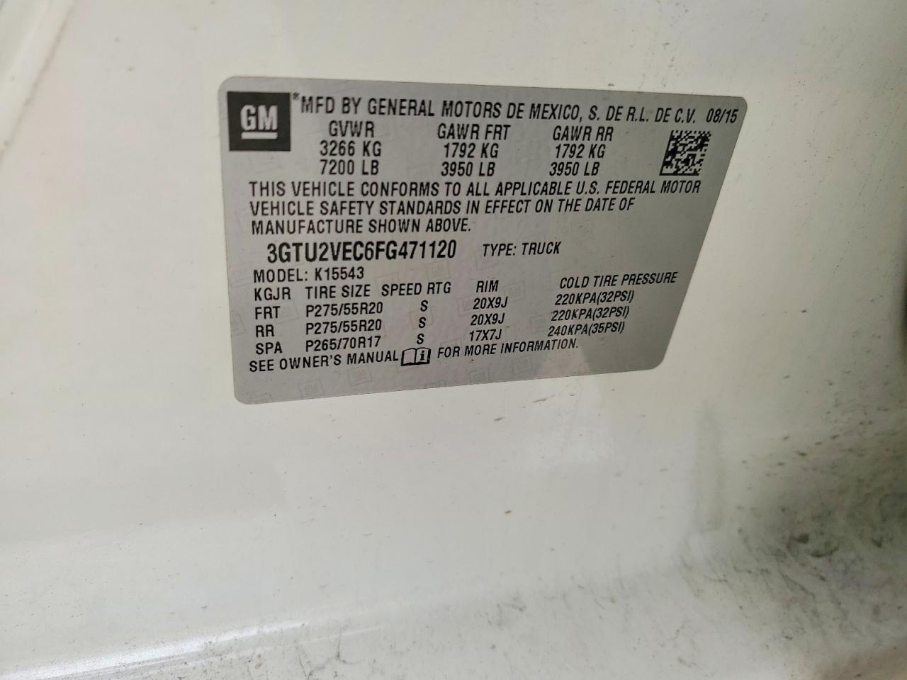 2015 GMC Sierra