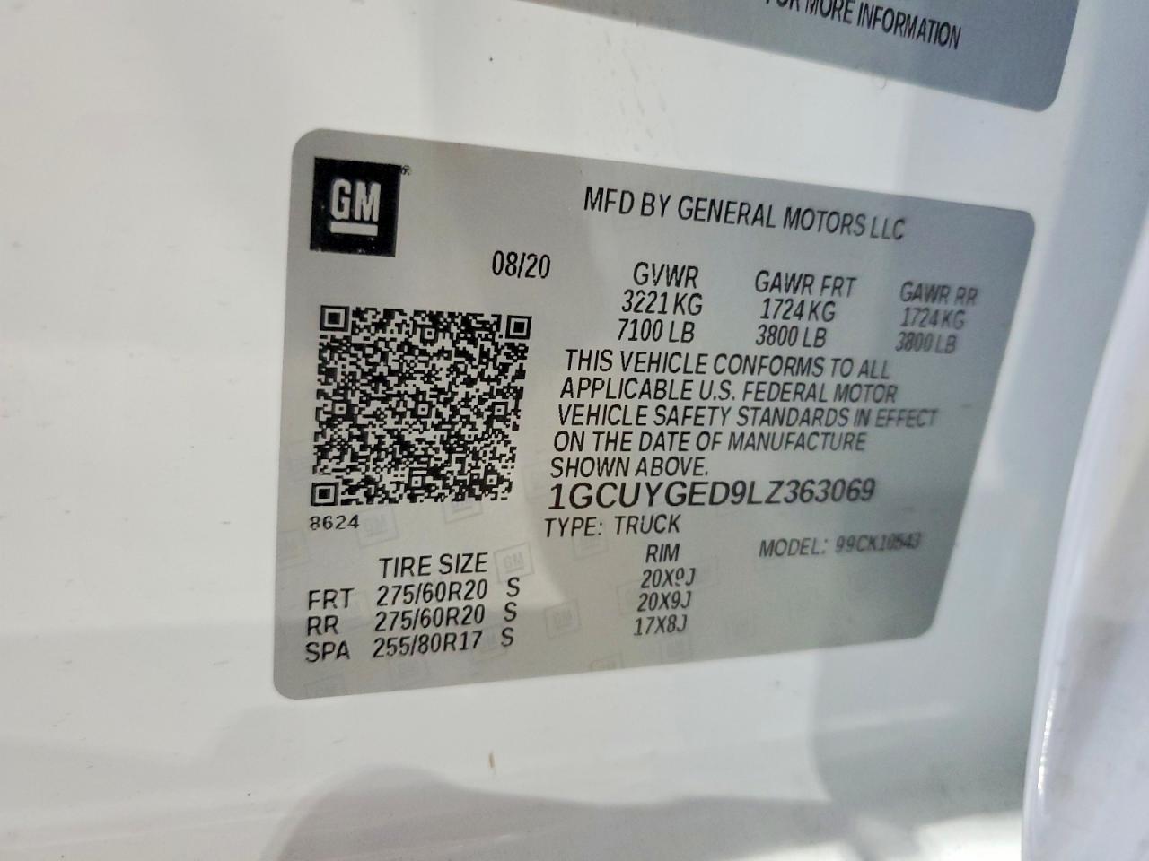 2020 CHEVROLET Silverado