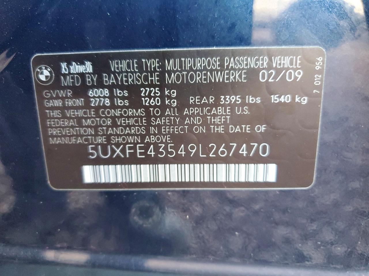 2009 BMW X5