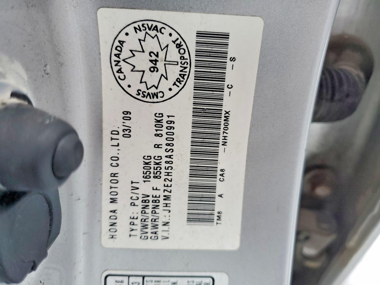 2010 HONDA Insight