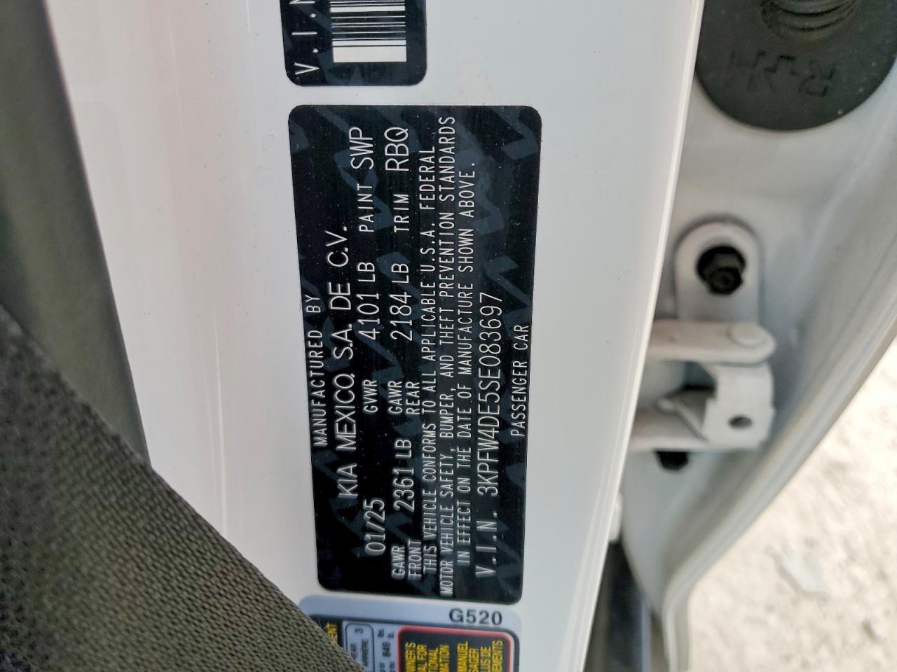2025 KIA K4