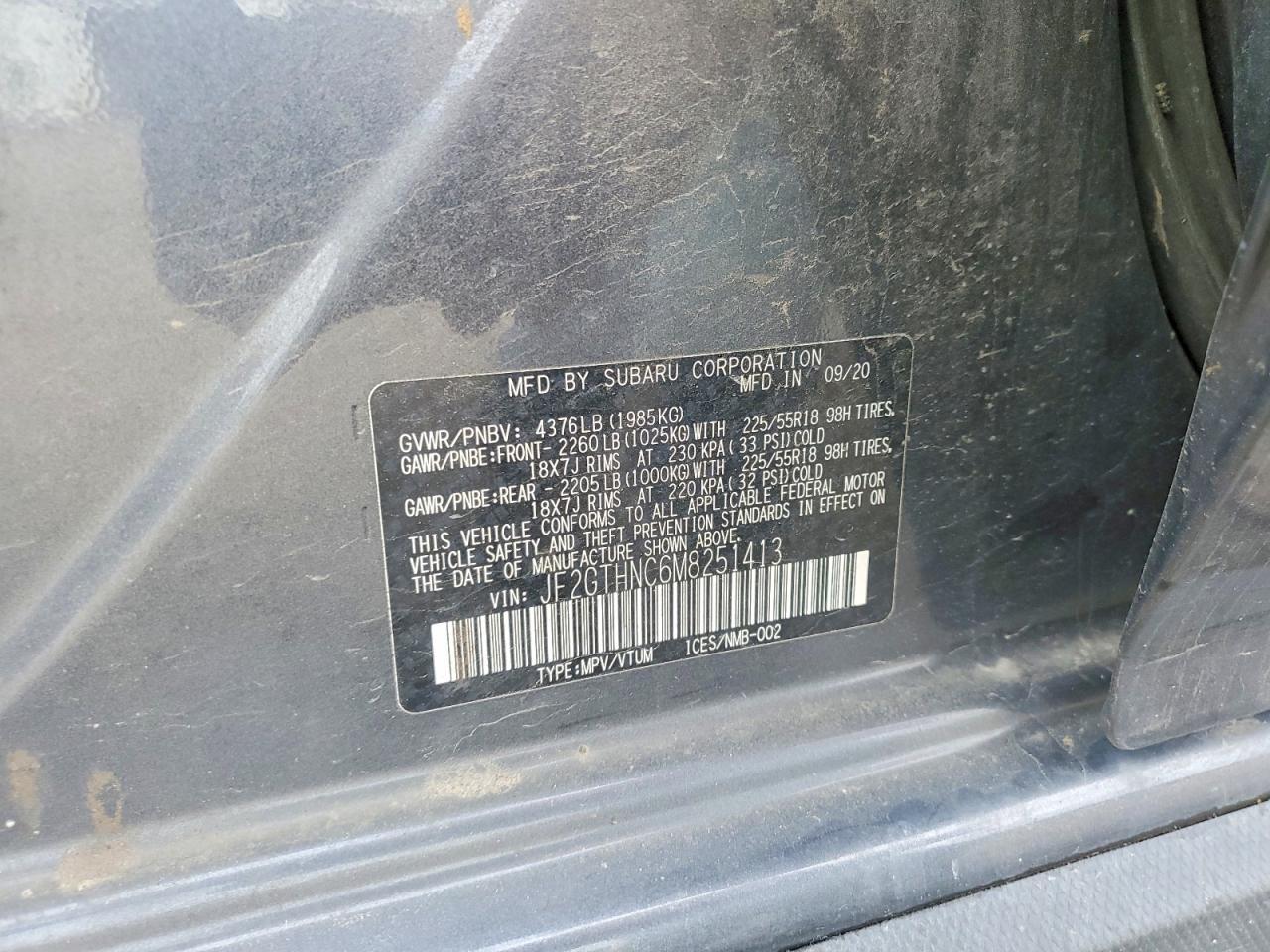 2021 SUBARU Crosstrek