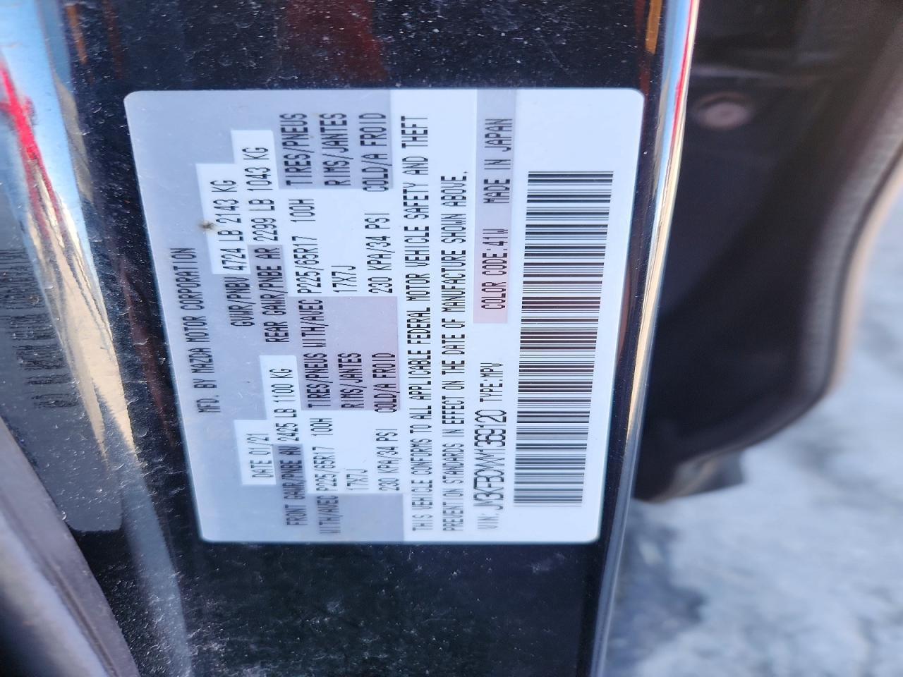 2021 MAZDA CX-5
