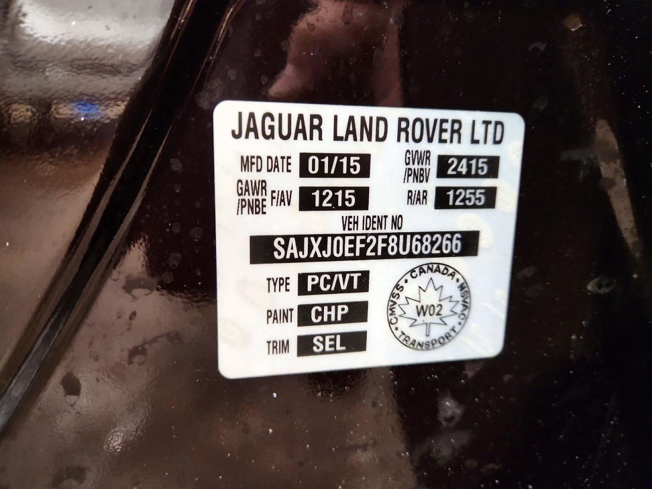 2015 JAGUAR XF