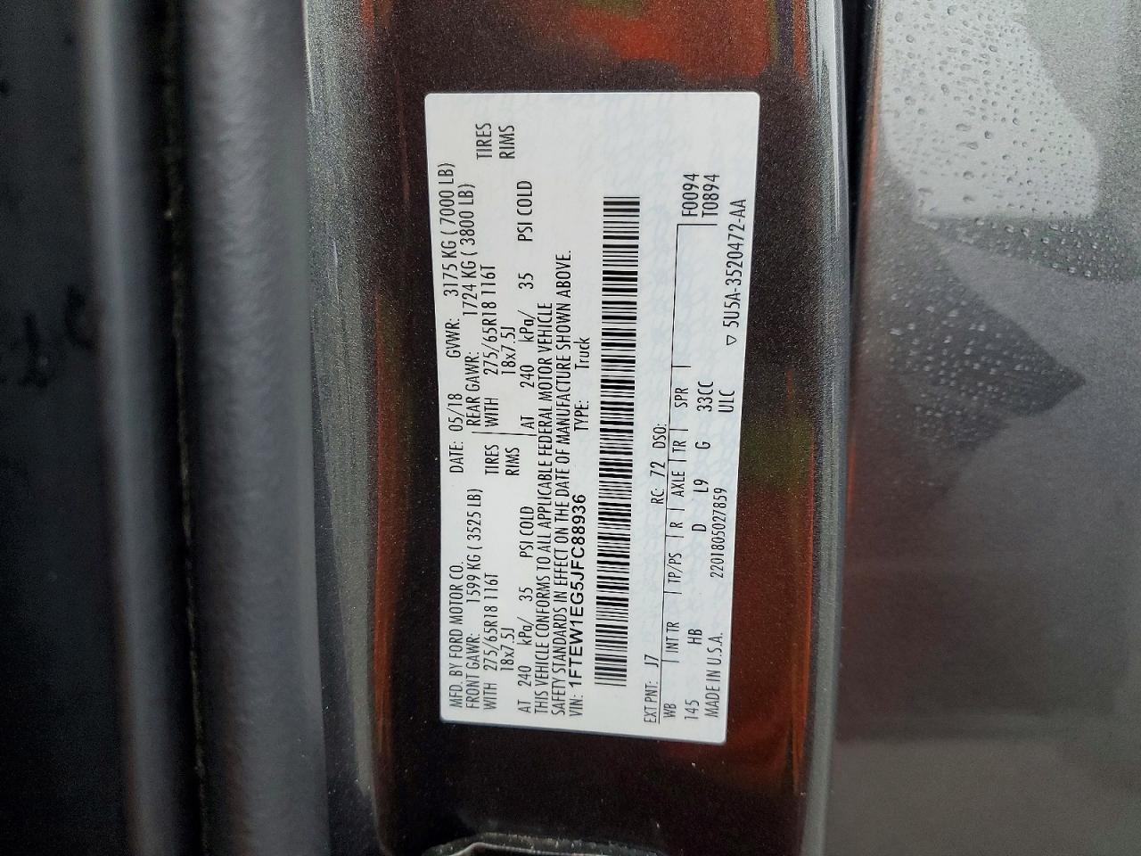 2018 FORD F-150