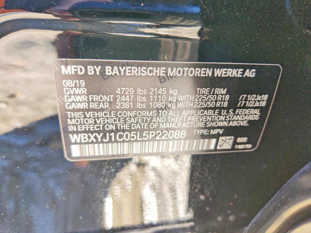 2020 BMW X2