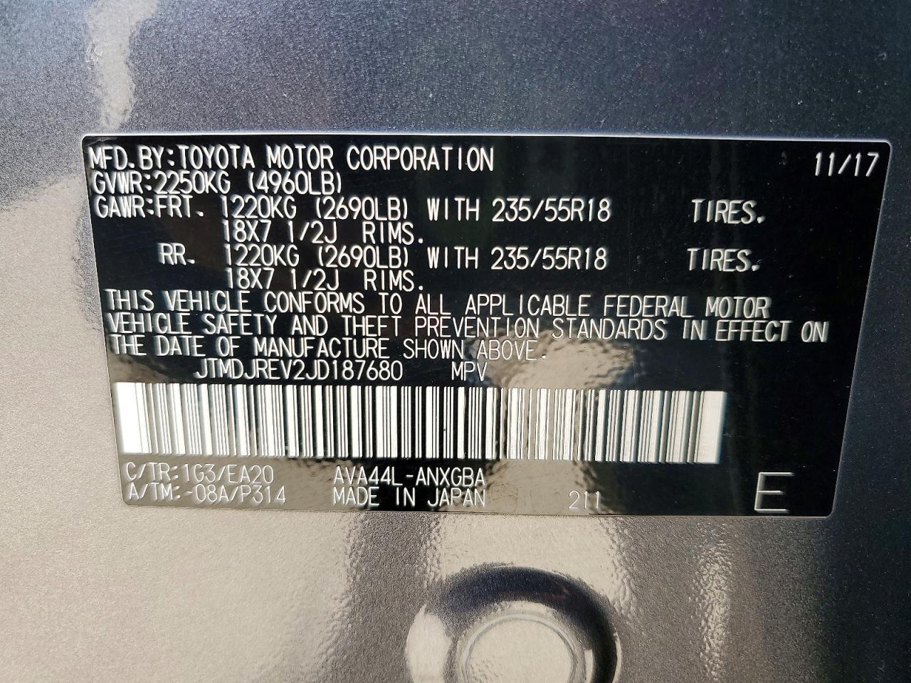 2018 TOYOTA RAV4