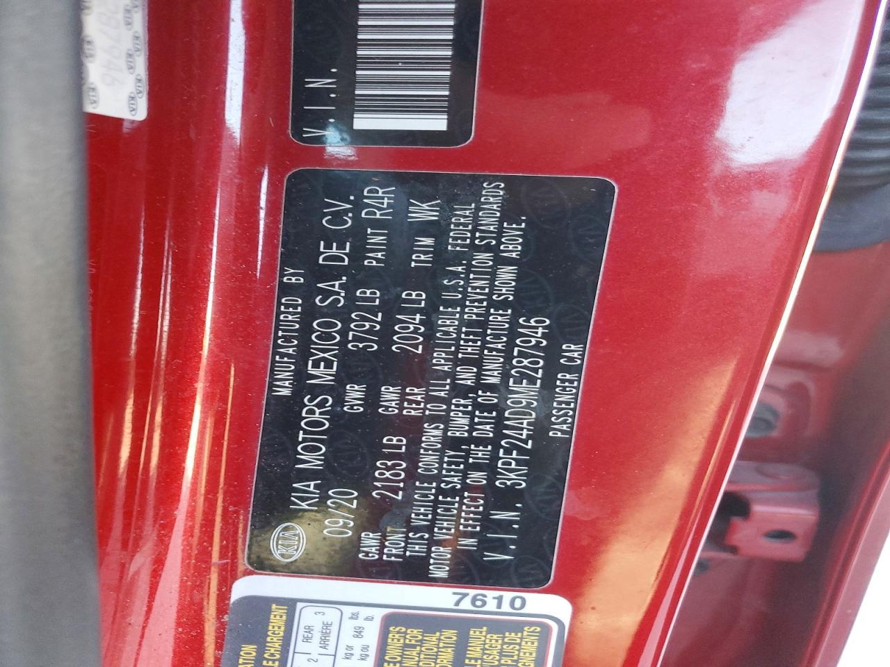 2021 KIA FORTE