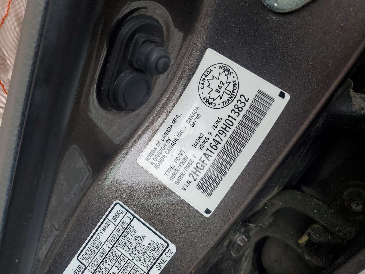2009 HONDA CIVIC