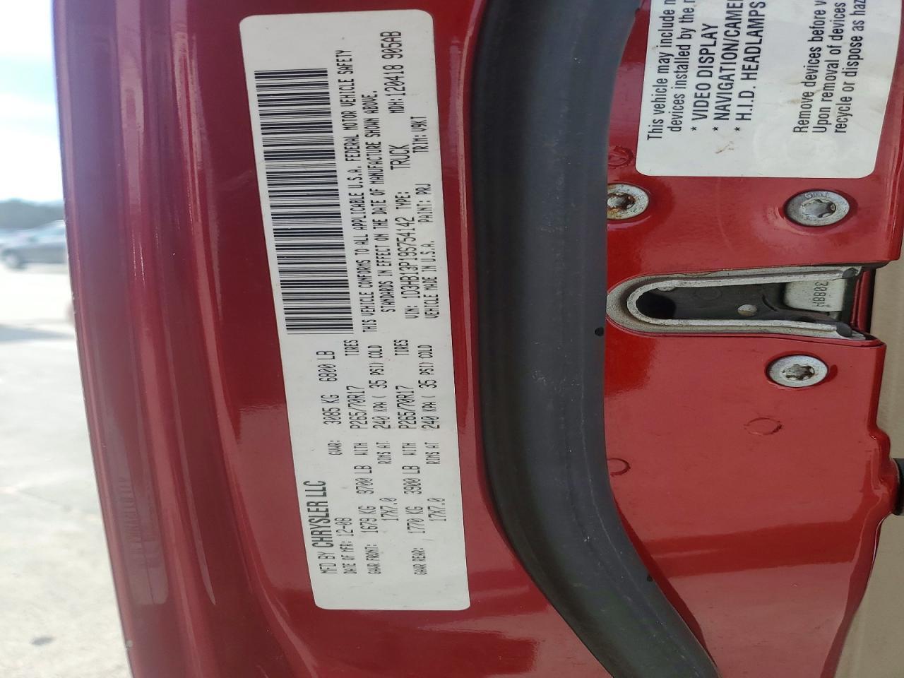 2009 DODGE RAM 1500