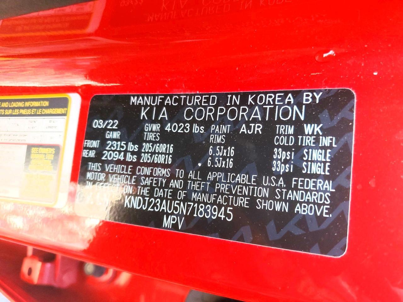 2022 KIA SOUL