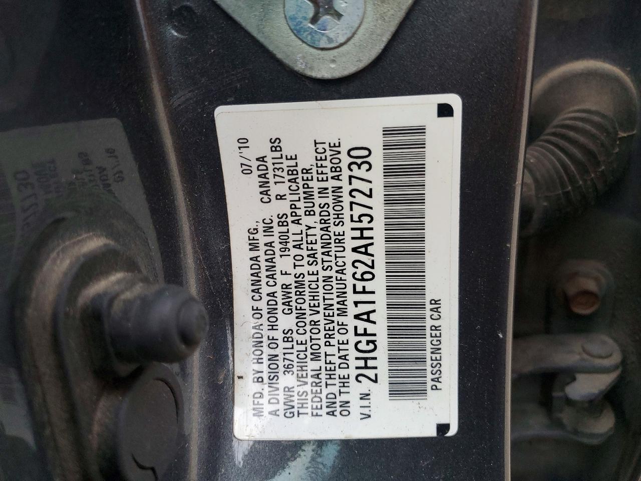 2010 HONDA CIVIC