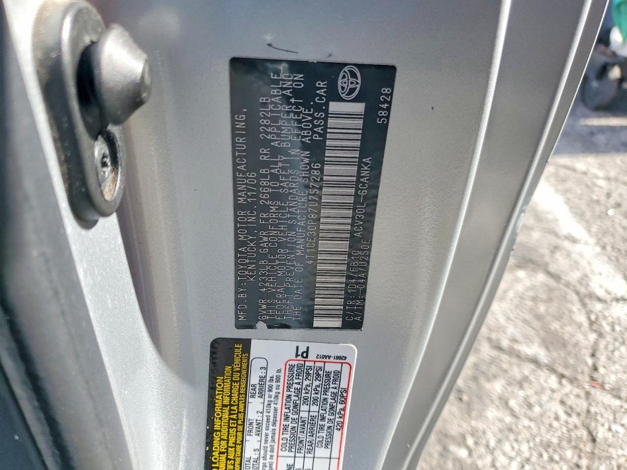 2007 TOYOTA CAMRY