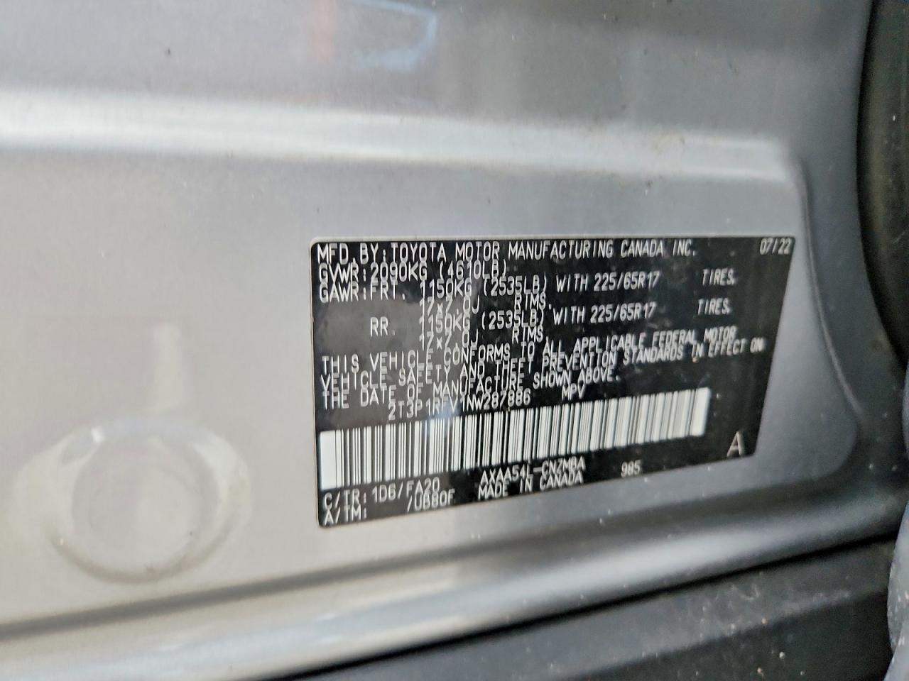 2022 TOYOTA RAV4