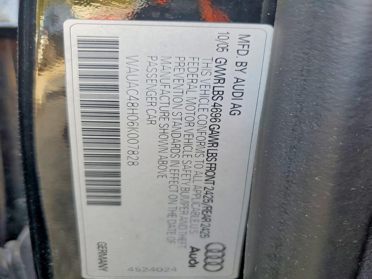 2006 AUDI A4
