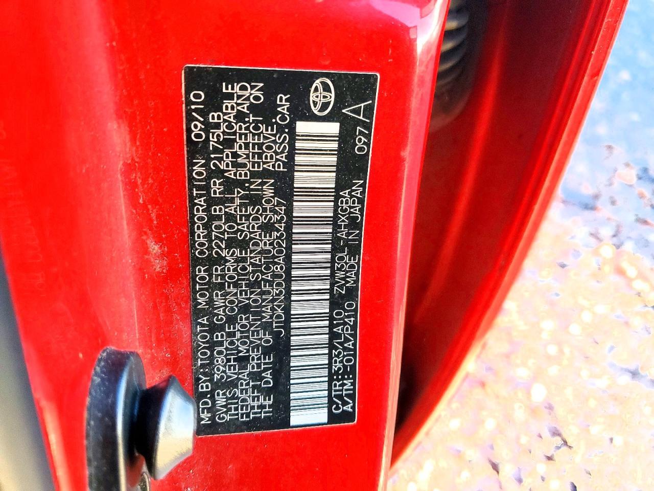 2010 TOYOTA PRIUS
