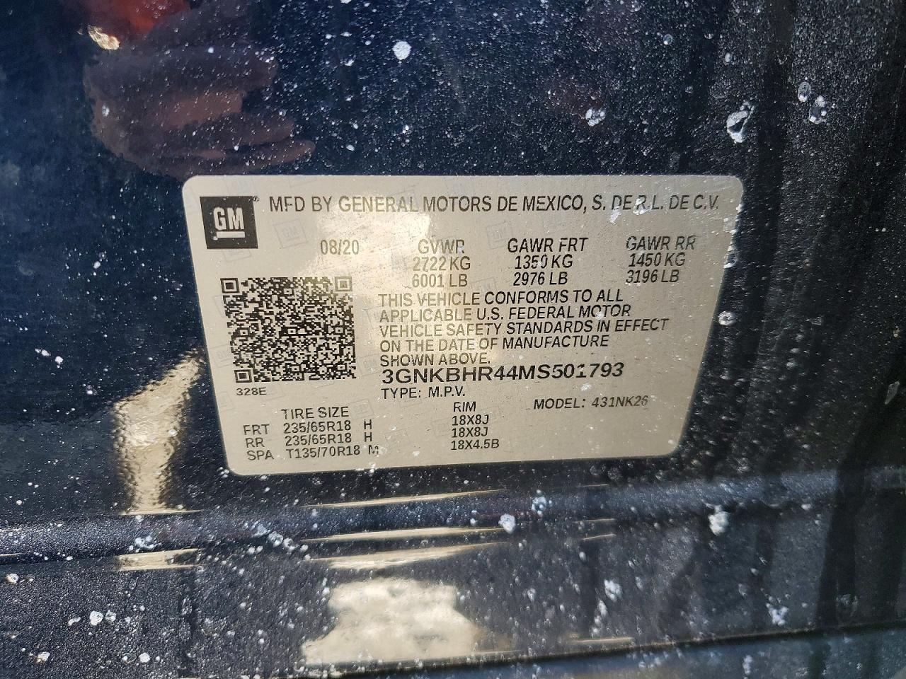 2021 CHEVROLET BLAZER