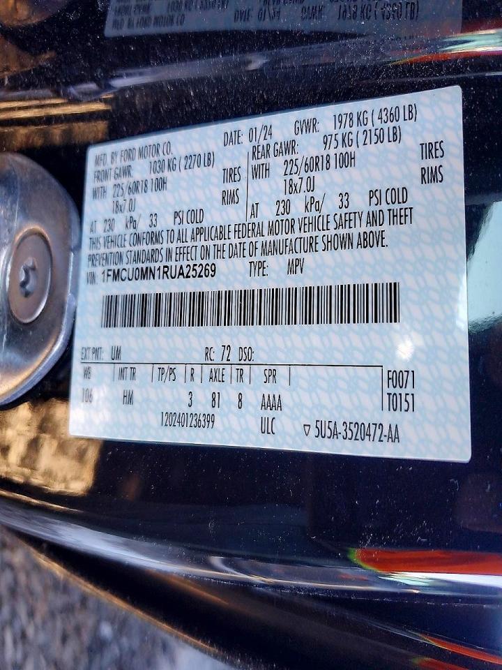 2024 FORD ESCAPE