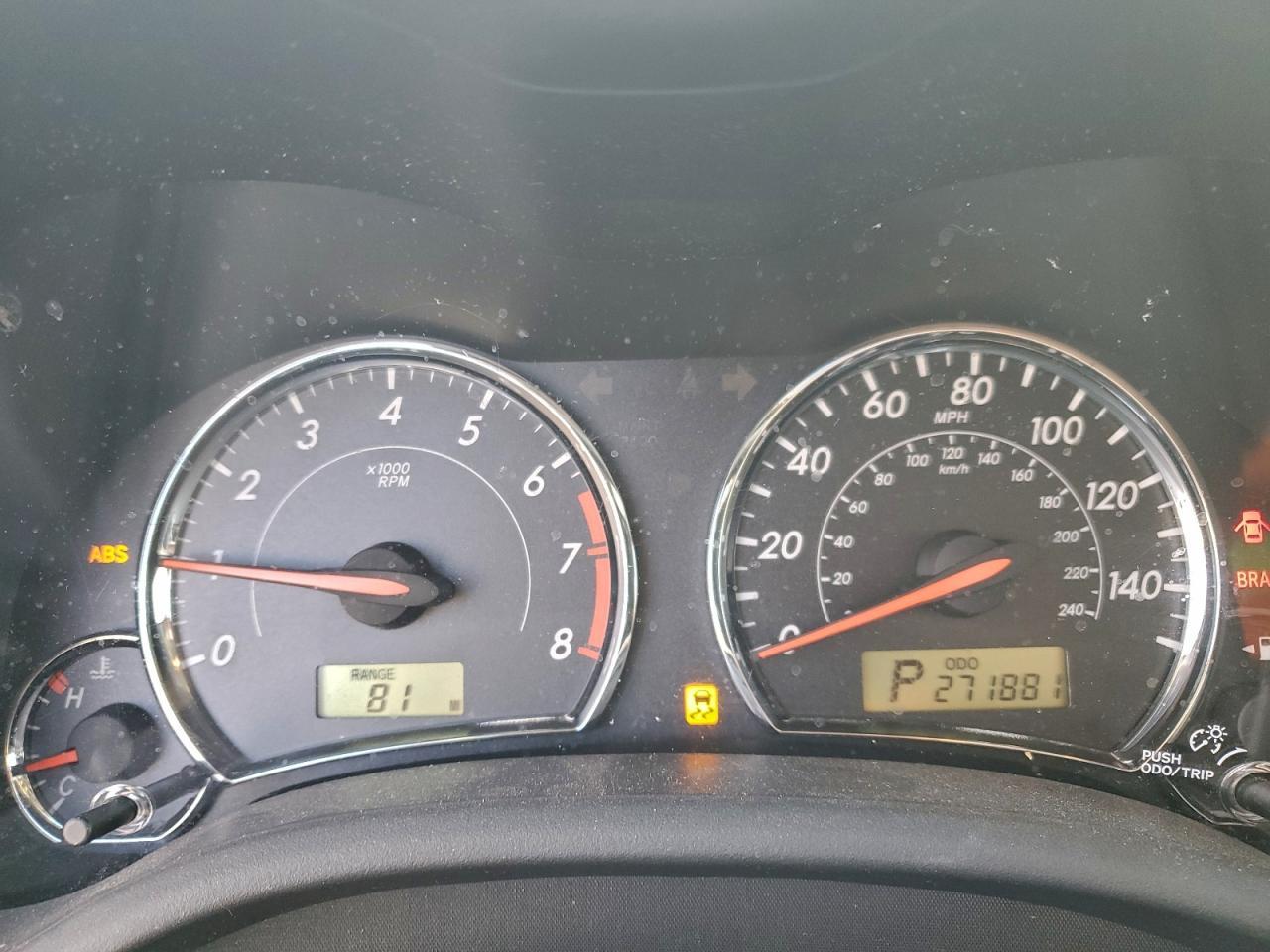 2012 TOYOTA COROLLA