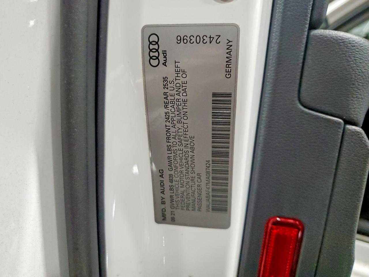 2021 AUDI A4