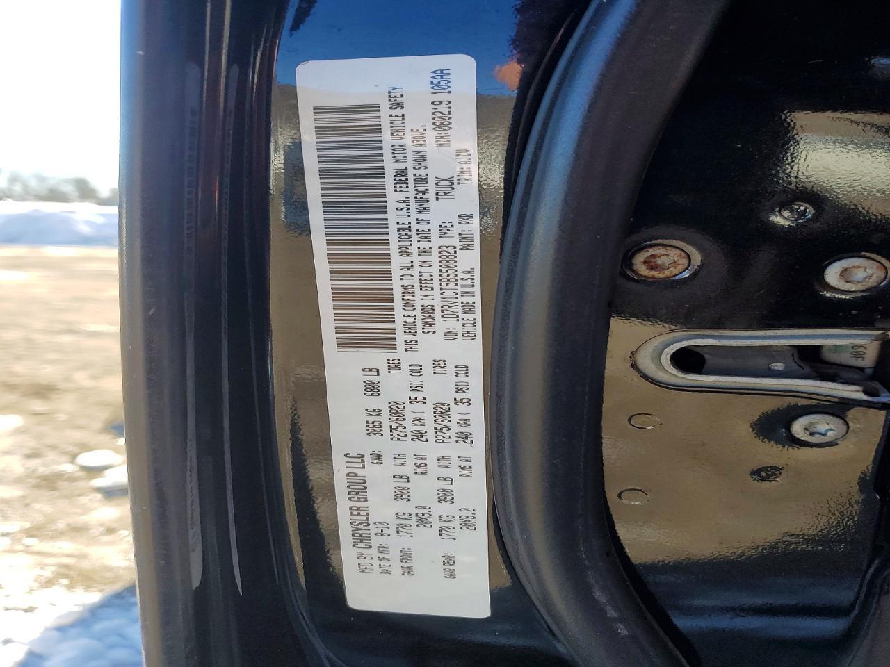 2011 DODGE RAM 1500