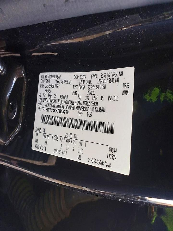 2019 FORD F-150