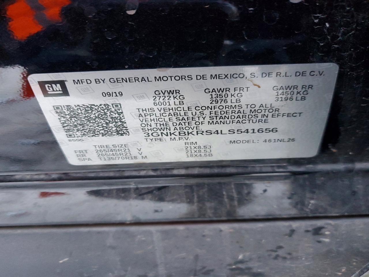 2020 CHEVROLET BLAZER