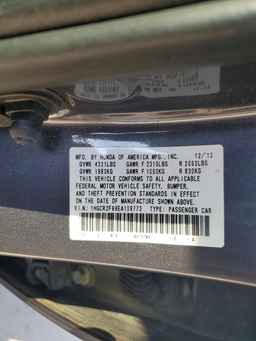 2014 HONDA ACCORD