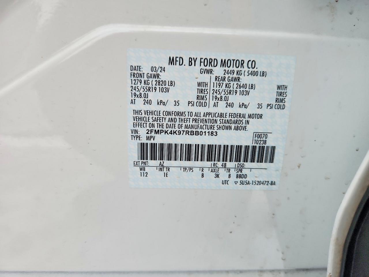 2024 FORD EDGE