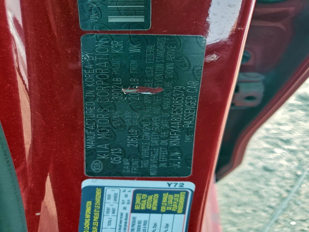 2014 KIA FORTE