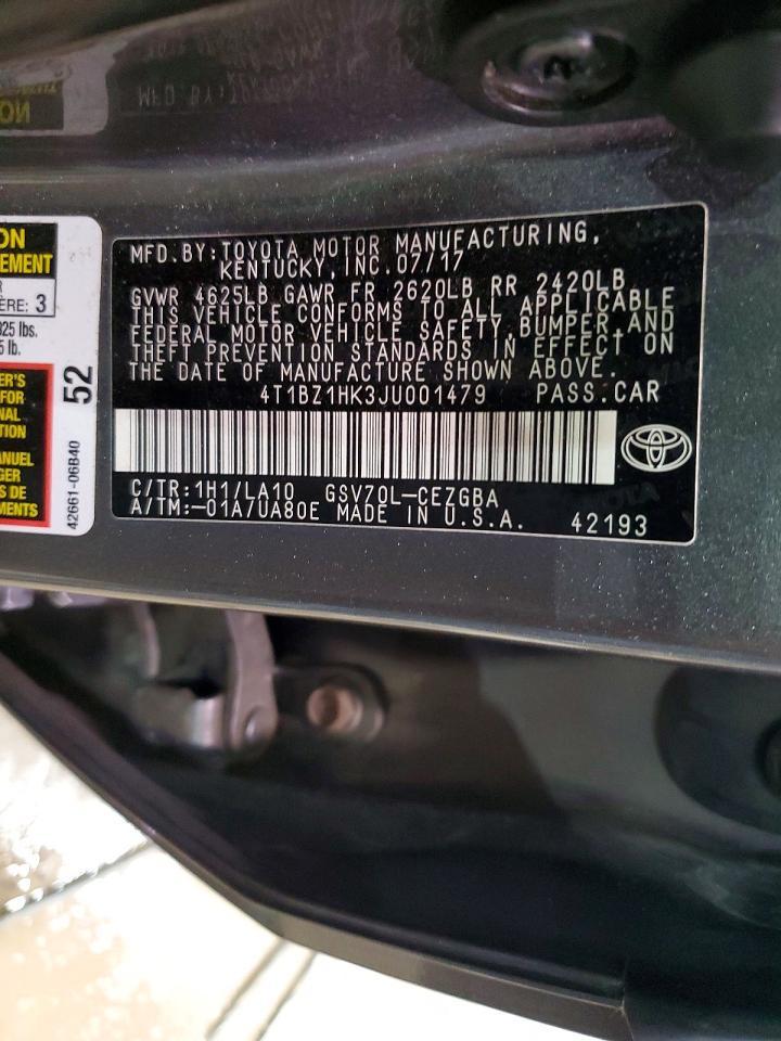 2018 TOYOTA CAMRY