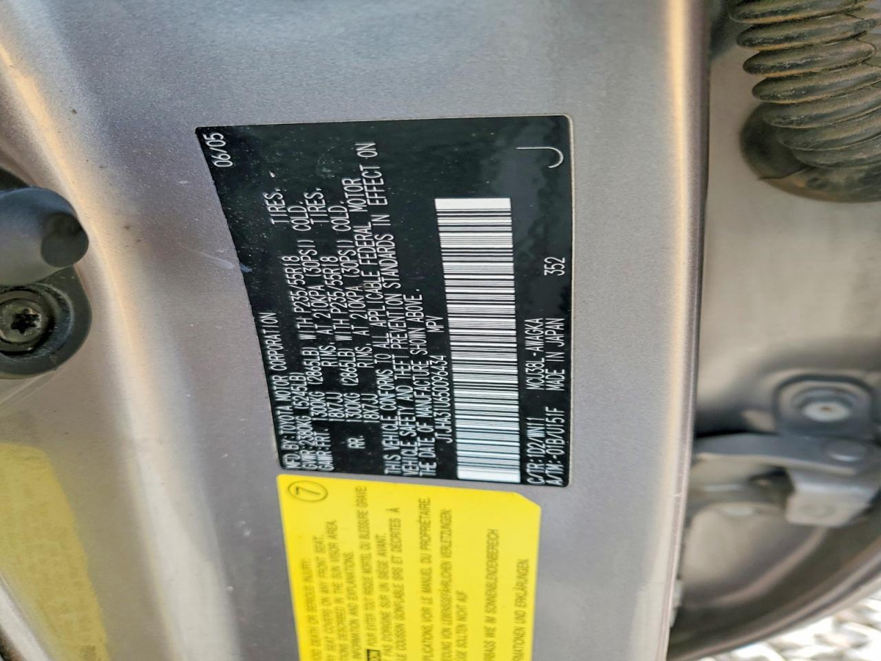 2005 LEXUS Rx 330
