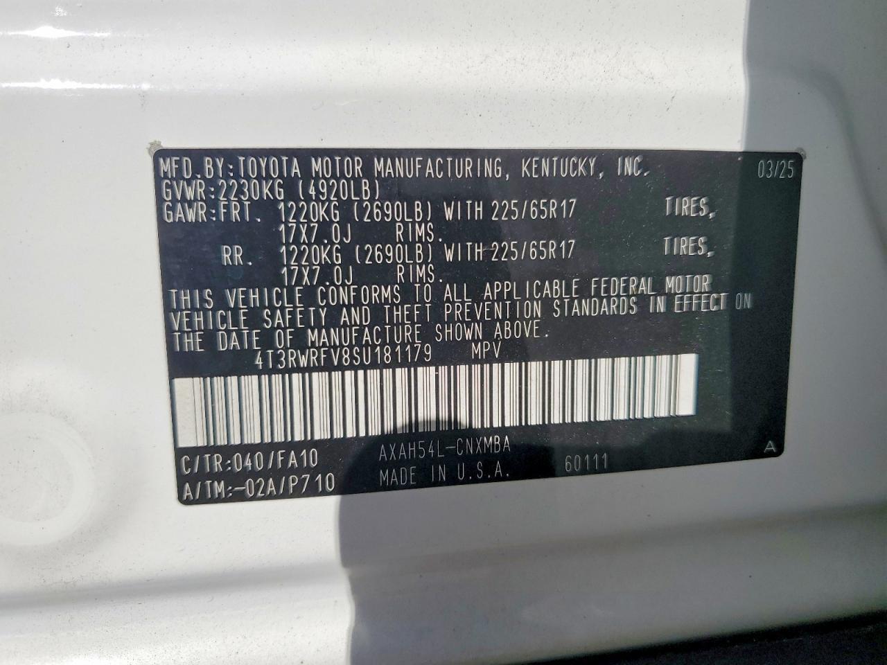 2025 TOYOTA RAV4