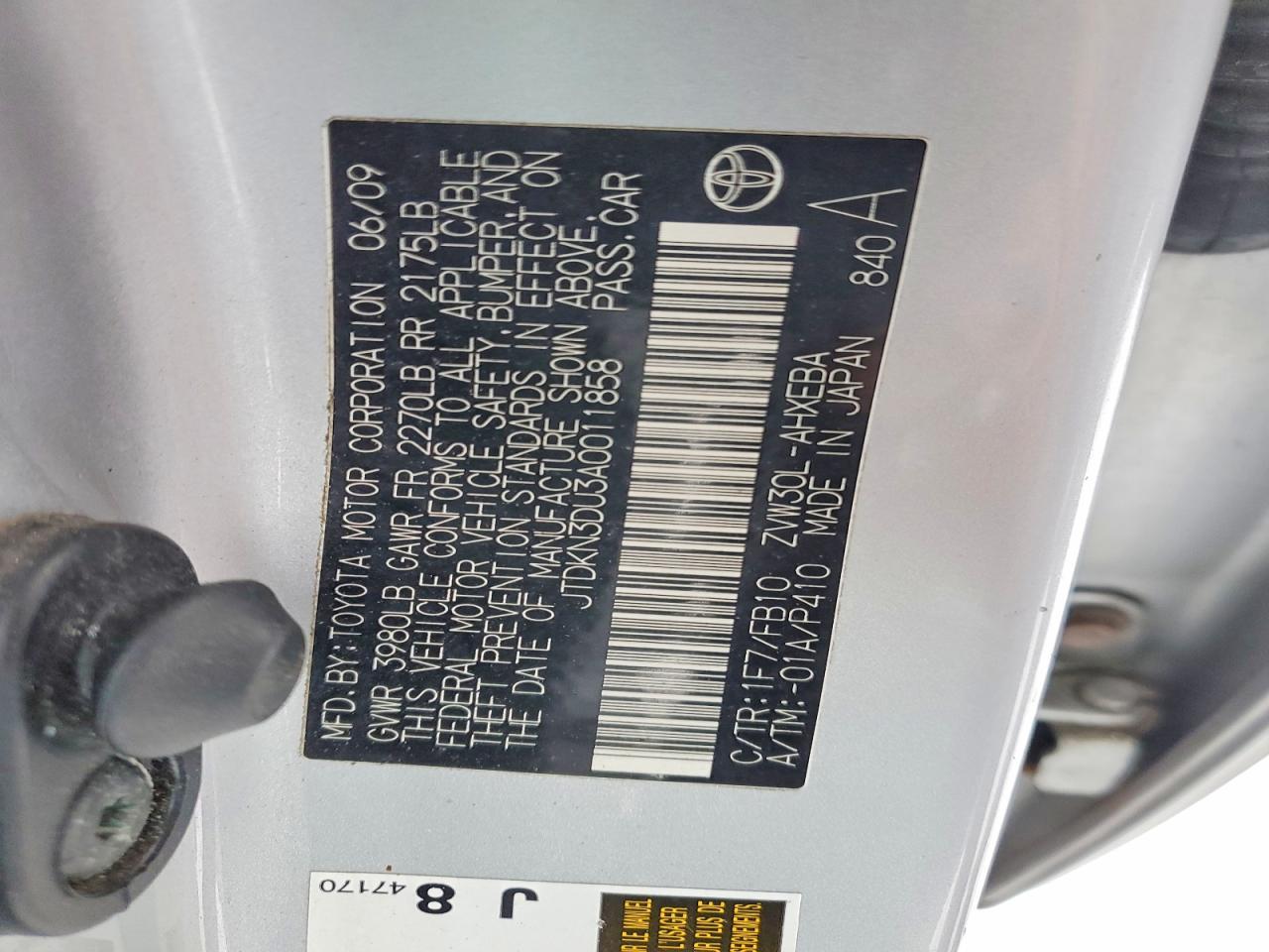 2010 TOYOTA PRIUS