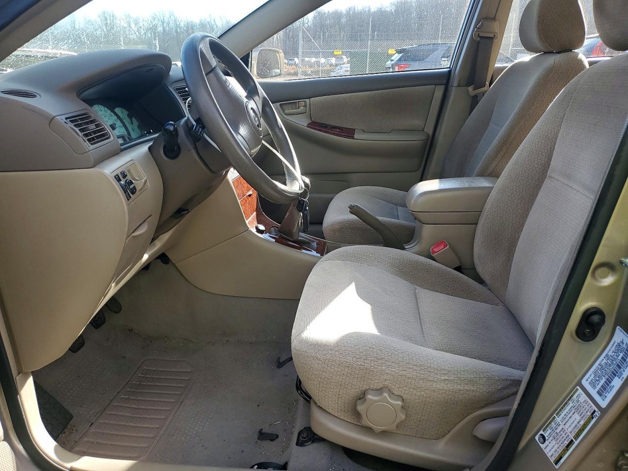 2004 TOYOTA COROLLA