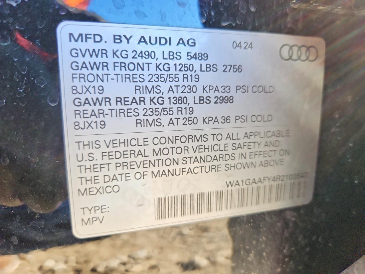2024 AUDI Q5